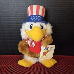 Vintage Sam the Eagle 1984 Los Angeles Olympics 9" Plush Toy